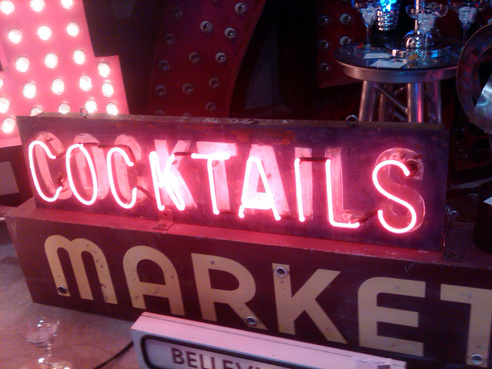 neon sign cocktails signage signs commercial seattle